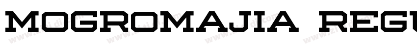MOGRomajiA Regular字体转换